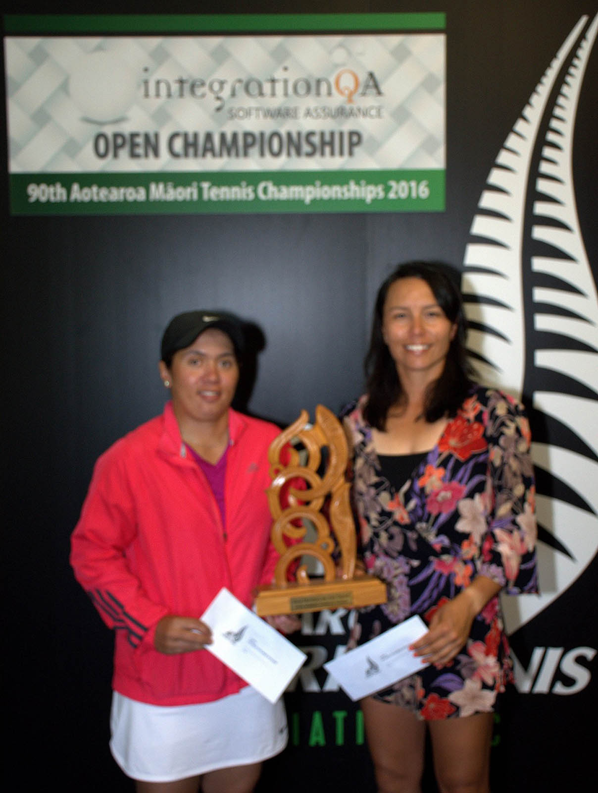 Open Womens Doubles Winners: Luci Barlow and Tracey O'Connor